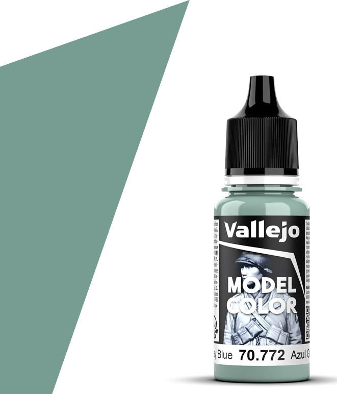 Vallejo 70.772 Medium Grey Model Color 17ml Bottle