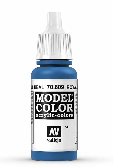 Vallejo 70.809 Royal Blue Model Color 17ml Bottle