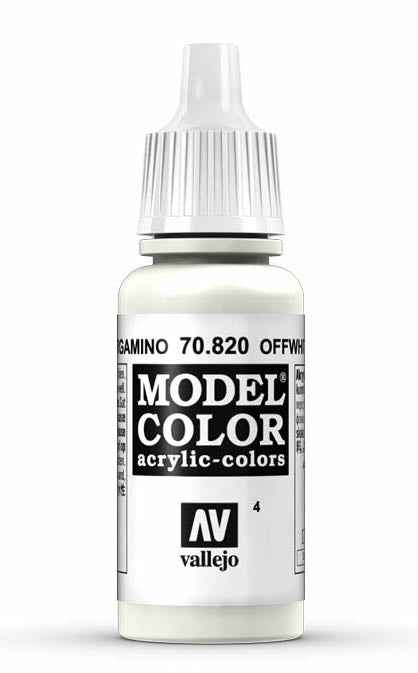 Vallejo 70.820 Off White Model Color 17ml Bottle