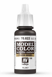 Vallejo 70.822 German Camouflage Black Brown Model Color 17ml Bottle