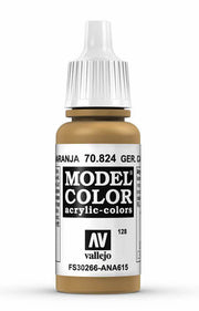 Vallejo 70.824 German Camouflage Orange Ochre Model Color 17ml Bottle