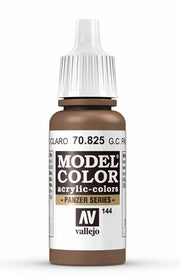 Vallejo 70.825 German Camouflage Pale Brown Model Color 17ml Bottle