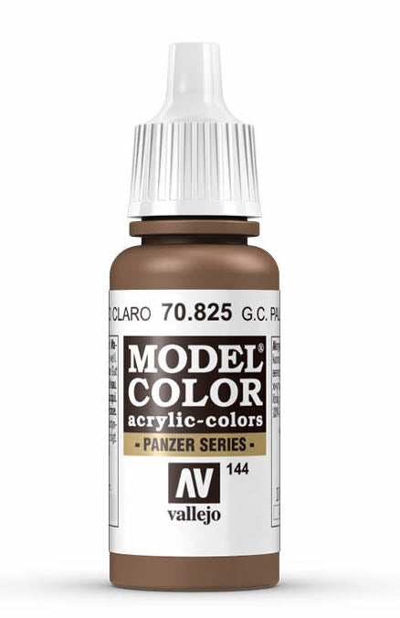 Vallejo 70.825 German Camouflage Pale Brown Model Color 17ml Bottle