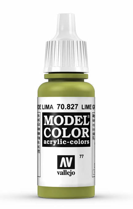 Vallejo 70.827 Lime Green Model Color 17ml Bottle