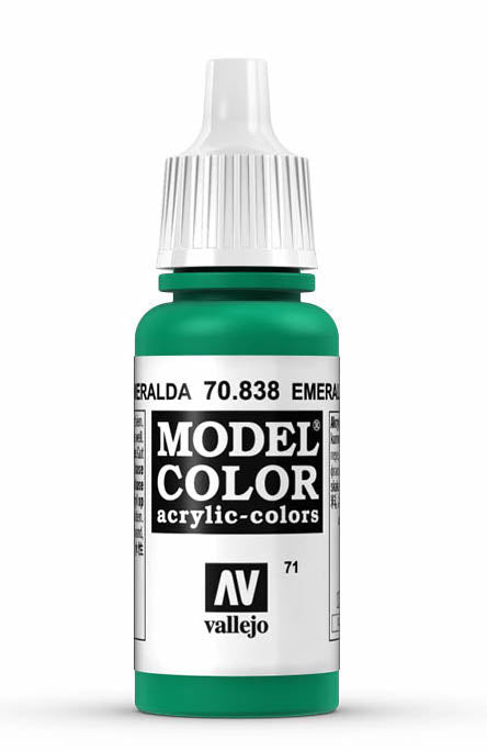 Vallejo 70.838 Emerald Green Model Color 17ml Bottle