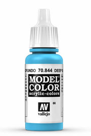 Vallejo 70.844 Deep Sky Blue Model Color 17ml Bottle