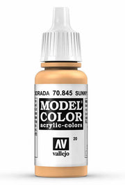 Vallejo 70.845 Sunny Skin Tone Model Color 17ml Bottle