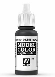 Vallejo 70.855 Black Glaze Model Color 17ml Bottle