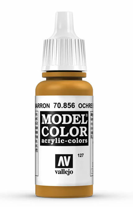 Vallejo 70.856 Ochre Brown Model Color 17ml Bottle