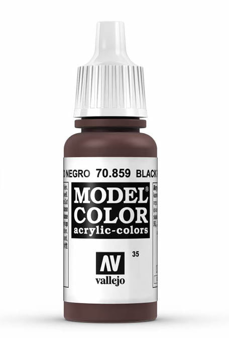 Vallejo 70.859 Black Red Model Color 17ml Bottle