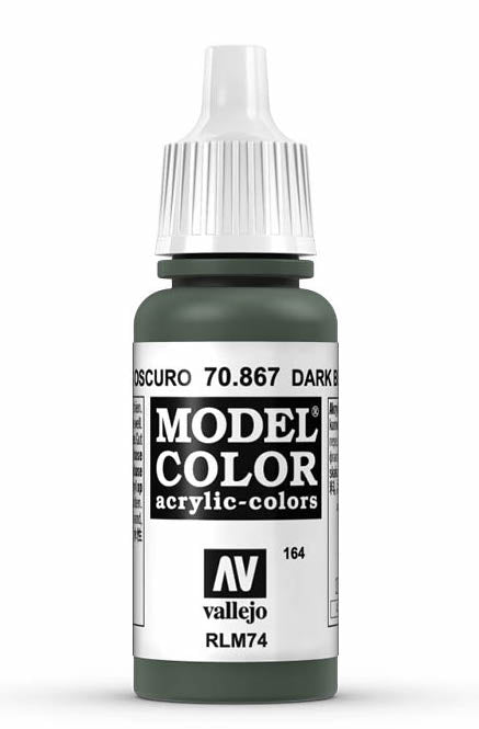 Vallejo 70.867 Dark Blue Grey Model Color 17ml Bottle