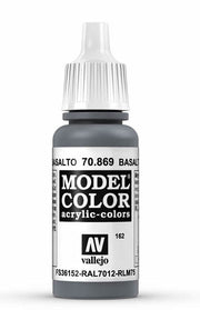 Vallejo 70.869 Basalt Grey Model Color 17ml Bottle
