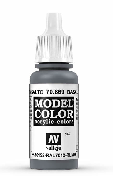 Vallejo 70.869 Basalt Grey Model Color 17ml Bottle