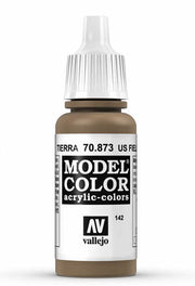 Vallejo 70.873 USA Field Drab Model Color 17ml Bottle
