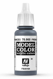 Vallejo 70.900 French Mirage Blue Model Color 17ml Bottle