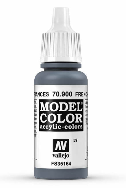 Vallejo 70.900 French Mirage Blue Model Color 17ml Bottle