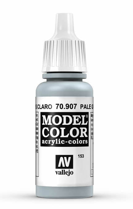 Vallejo 70.907 Pale Grey Blue Model Color 17ml Bottle