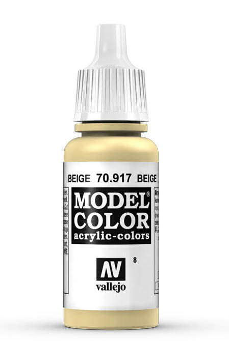 Vallejo 70.917 Beige Model Color 17ml Bottle