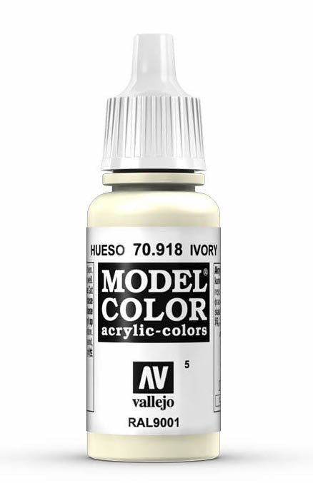 Vallejo 70.918 Ivory Model Color 17ml Bottle