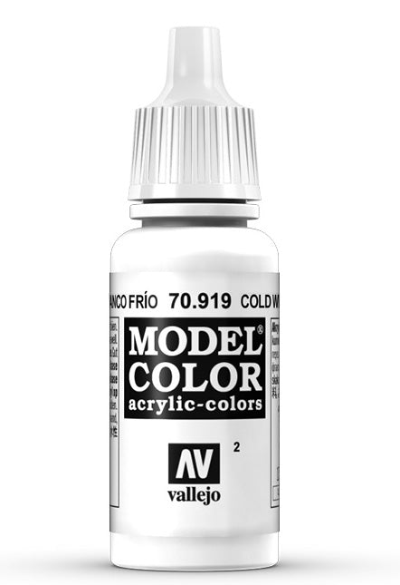 Vallejo 70.919 Cold White Model Color 17ml Bottle
