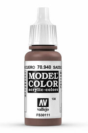Vallejo 70.940 Saddle Brown Model Color 17ml Bottle