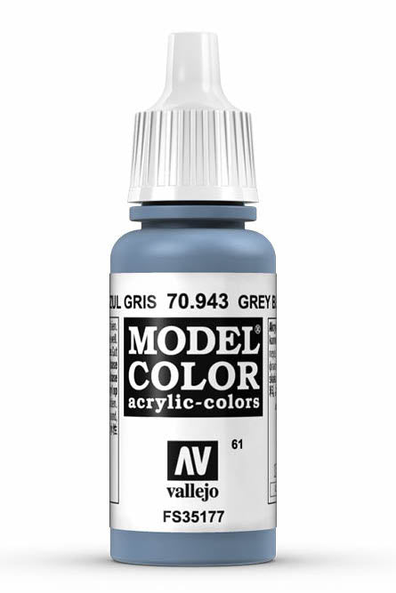 Vallejo 70.943 Grey Blue Model Color 17ml Bottle