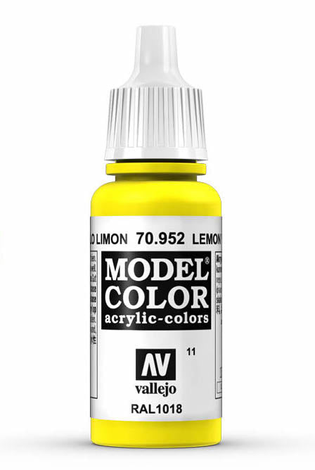 Vallejo 70.952 Lemon Yellow Model Color 17ml Bottle
