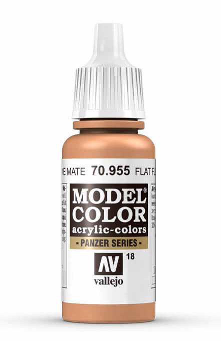 Vallejo 70.955 Flat Flesh Model Color 17ml Bottle