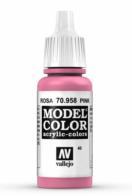 Vallejo 70.958 Pink Model Color 17ml Bottle