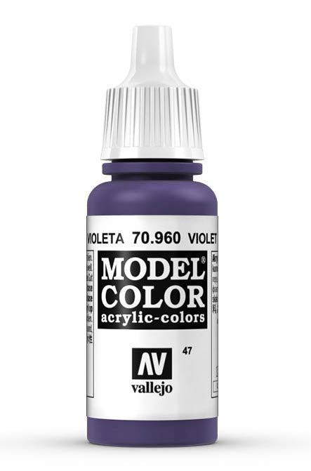 Vallejo 70.960 Violet Model Color 17ml Bottle