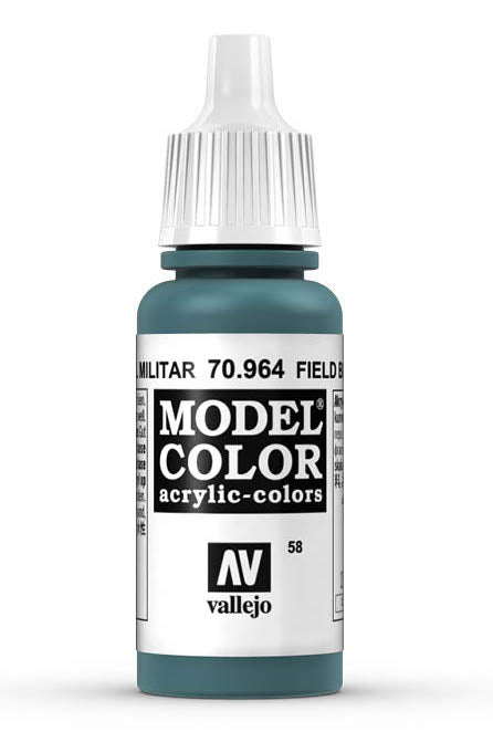 Vallejo 70.964 Field Blue Model Color 17ml Bottle