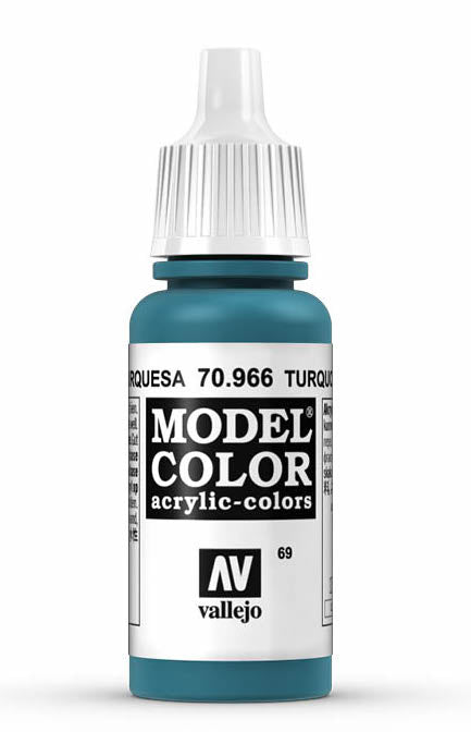 Vallejo 70.966 Turquoise Model Color 17ml Bottle