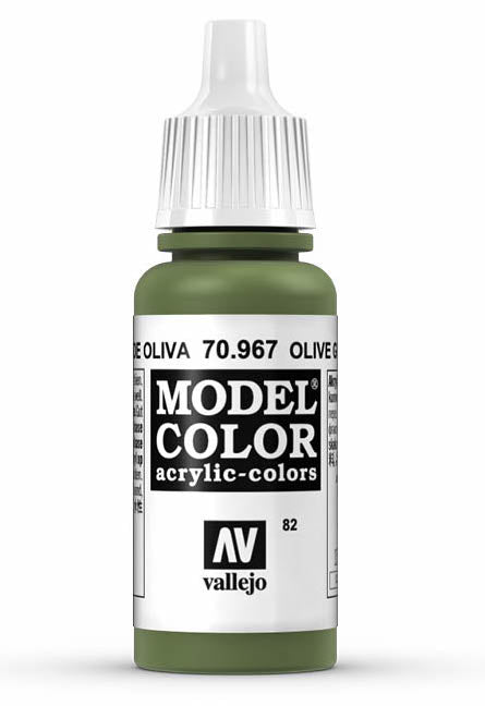 Vallejo 70.967 Olive Green Model Color 17ml Bottle