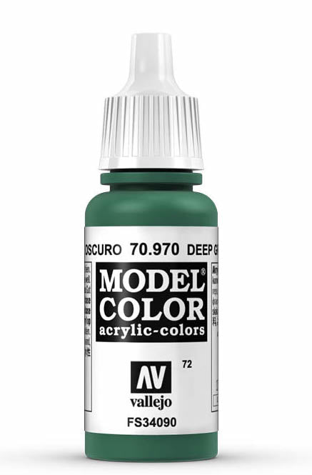 Vallejo 70.970 Deep Green Model Color 17ml Bottle