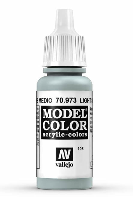 Vallejo 70.973 Light Sea Grey Model Color 17ml Bottle