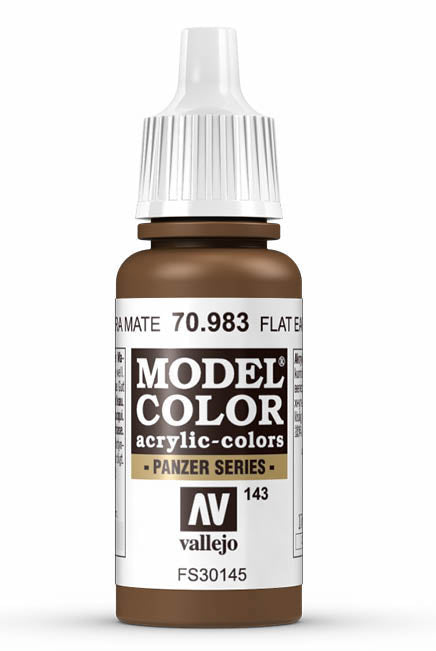 Vallejo 70.983 Flat Earth Model Color 17ml Bottle