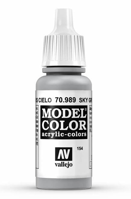 Vallejo 70.989 Sky Grey Model Color 17ml Bottle