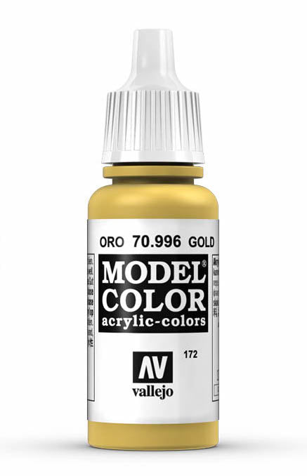 Vallejo 70.996 Gold Model Color 17ml Bottle