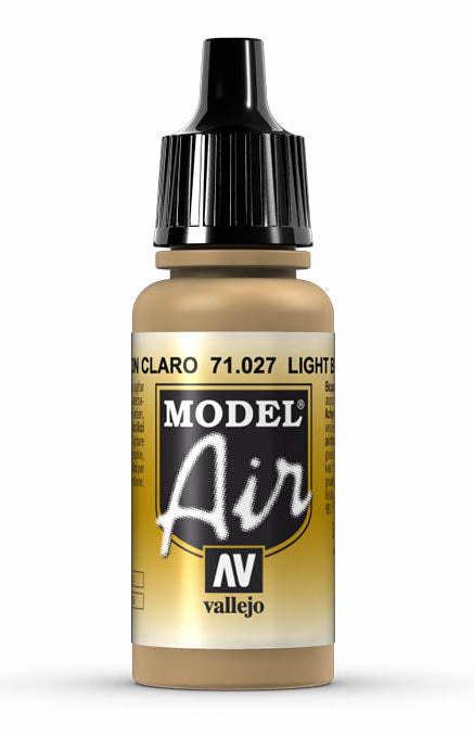 Vallejo 71.027 Light Brown Model Air 17ml Bottle