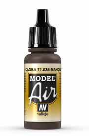Vallejo 71.036 Mahogany Model Air 17ml Bottle