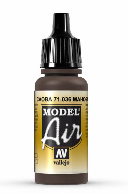 Vallejo 71.036 Mahogany Model Air 17ml Bottle