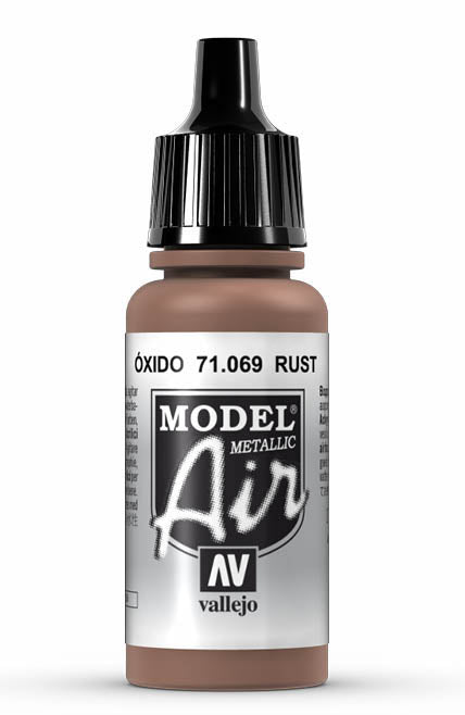 Vallejo 71.069 Metallic Rust Model Air 17ml Bottle