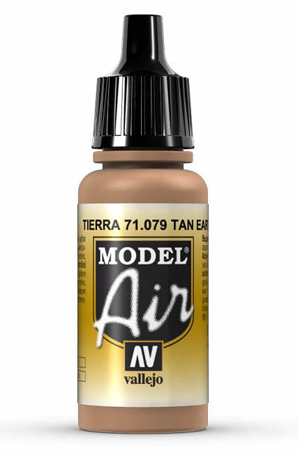 Vallejo 71.079 Tan Earth Model Air 17ml Bottle