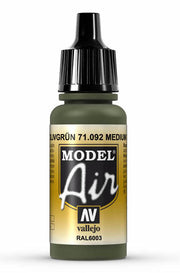 Vallejo 71.092 Medium Olive Model Air 17ml Bottle