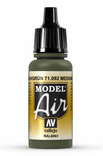 Vallejo 71.092 Medium Olive Model Air 17ml Bottle