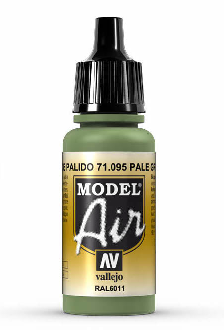 Vallejo 71.095 Pale Green Model Air 17ml Bottle