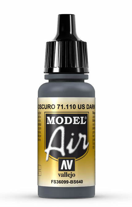 Vallejo 71.110 US Dark Grey Model Air 17ml Bottle