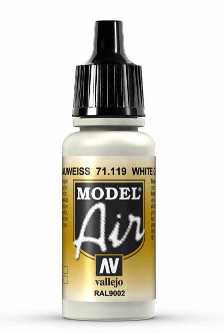 Vallejo 71.119 White Grey Model Air 17ml Bottle