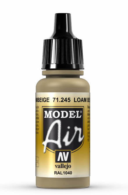Vallejo 71.245 Loam Beige Model Air 17ml Bottle