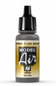 Vallejo 71.248 Brown Grey Model Air 17ml Bottle